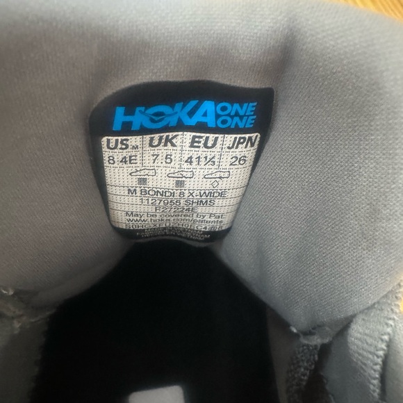 Hoka Charcoal Athletic Sneakers - Picture 5 of 6